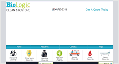Desktop Screenshot of biologiccleanup.com